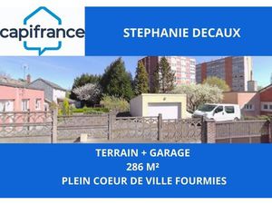 en vente Terrain constructible 2 86 ares – 18 000 € |Fourmies
