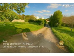Terrain constructible 901 m² – Marseille 12e – Permis déposé