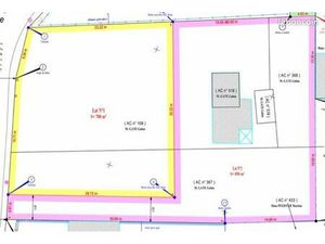 Terrain 700m2 avec 29m façade entièrement viabilisé