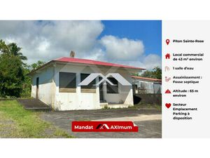 LOCAL EN BORDURE DE LA RN2 SAINTE ROSE