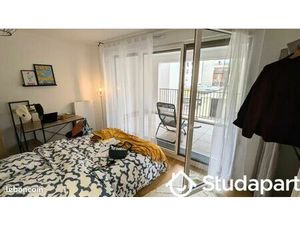 Chambre 1 pièce 9 m²