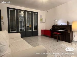 Loue maison 50m2+parking+2 jardins 1850