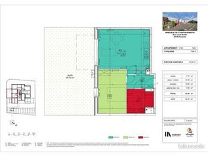 A louer appartement T2 neuf  quartier du Grand Ronchin