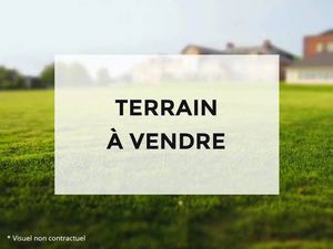 Terrain constructible viabilisé à vendre