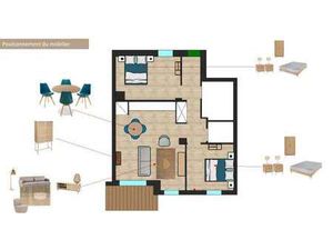 Location Appartement 3 pièces Meublé à Saint-Nazaire (44600) : à louer 3 pièces Meublé / 6