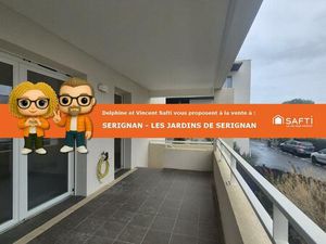SERIGNAN - APPARTEMENT T2 - 39 M² - TERRASSE ET JARDIN