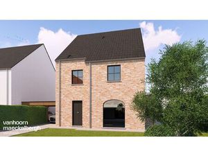 Ruime open bebouwing met zuidgerichte tuin in Gistel.