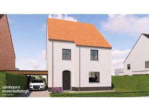 Ruime open bebouwing met zuidgerichte tuin in Gistel.