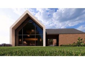 BOUWPERCEEL 35A55CA MET VERGUNDE BOUWPLANNEN IN CENTRUM VAN BEVERST.