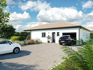 Terrain avec maison neuve à vendre