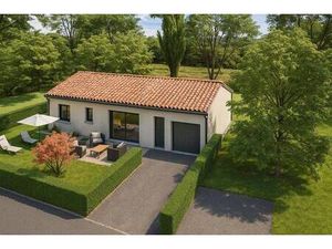 Terrain avec maison neuve à vendre