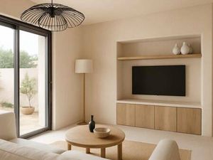 Terrain avec maison neuve à vendre