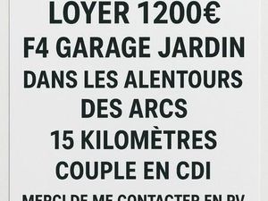 Rech location maison