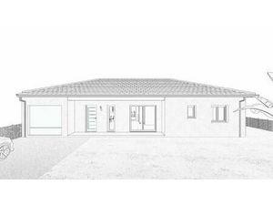 Terrain avec maison neuve à vendre