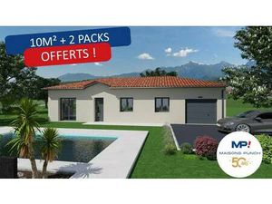 Terrain avec maison neuve à vendre