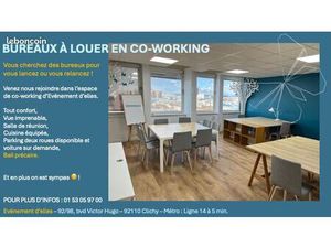 Bureaux en coworking en bail précaire