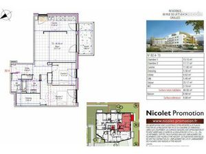 Appartement 3 pièces 84 m²