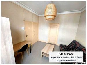 Studio meublé Vierzon  TOUT COMPRIS (électricité  chauffage  eau...)