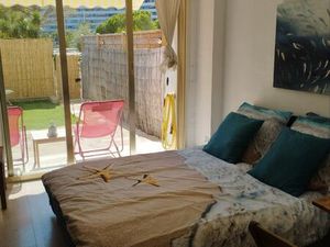 Studio Rez Jardin Ensoleillé Marina baie des Anges