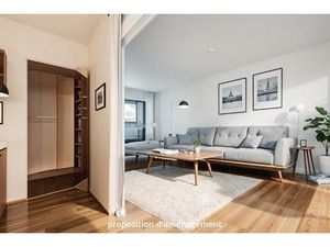 Studio lumineux avec vue sur le lac de Créteil