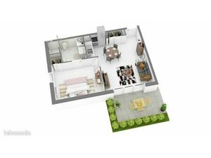 Appartement 2 pièces 42 m²