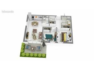 Appartement 3 pièces 61 m²