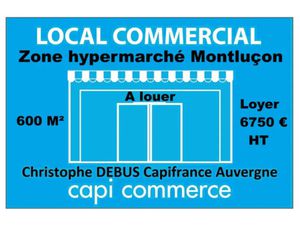 A louer  local commercial proche de grande enseignes sur Montluçon (03100)