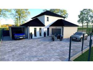 Terrain avec maison neuve à vendre
