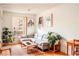 Particulier vend appartement 3 pieces 50m² 2 vraies chambres Paris 17e Porte de Clichy