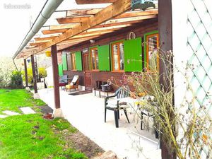 Maison individuelle plain pied 93m² + grange 150m² + terrain 2500m²