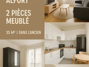 Location meublée appartement 2 pièces 35 m² à Maisons-Alfort (94700)  1 150 €