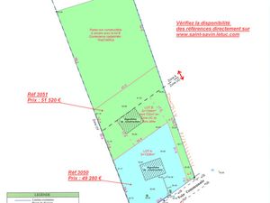 BUSSAC FORET TERRAIN A BATIR