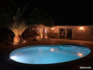 Charmante Maison pierre jardin piscine proche Bordeaux toute équipée