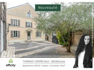 Annonce vente appartement 4 pièces de 83m2 à Thorigny sur marne (77400) - ParuVendu.fr ref