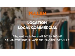 Local commercial - A LOUER - 160 M² - EMPLACEMENT N° 1 - COEUR DE VILLE