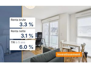 Vente appartement 1 pièce 31 m² à Cesson-sevigne (35510)  130 000 €
