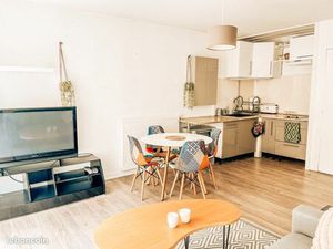 T2 meublé lumineux proche centre