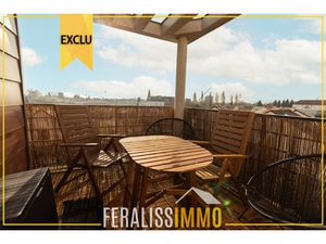 F3 lumineux avec balcon sans vis-à-vis : l'espace idéal pour