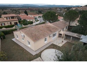 CARCASSONNE - CONQUES SUR ORBIEL Villa T4 108m² (92m² hab.) avec jardin  garage  et PAC.