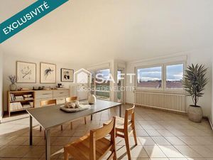 Superbe appartement avec jardin  garage  cave et parking