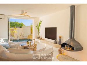 Maison triplex vue mer avec piscine  plage et commerces à pied