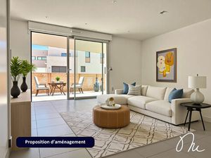 Appartement T3 avec terrasse et parking