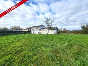 Maison de 100m² sur grande parcelle de 1000m² – 3 chambres + pièce supplémentaire à aménag