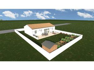 Terrain avec maison neuve à vendre
