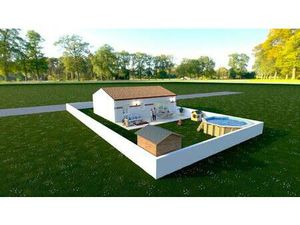 Terrain avec maison neuve à vendre