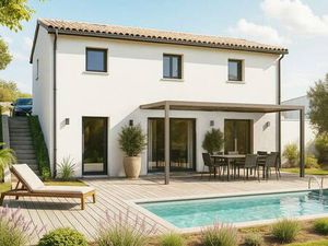 Terrain avec maison neuve à vendre