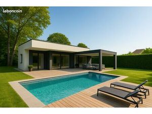 Terrain constructible de 1100 m² avec permis - Vue dégagée - Dardilly le Bas