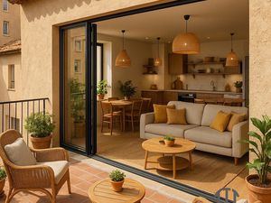 T3 DENRIER ÉTAGE + TERRASSE ET PARKING