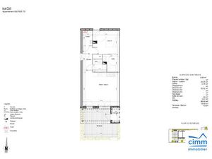 Appartement neuf T2 situé à Orgères