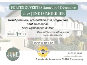 Vente maison 4 pièces 100 m² à Saint-Symphorien-d'Ozon (69360)  335 000 €